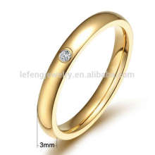 Titanium gold wedding rings,thin titanium ring jewelry
